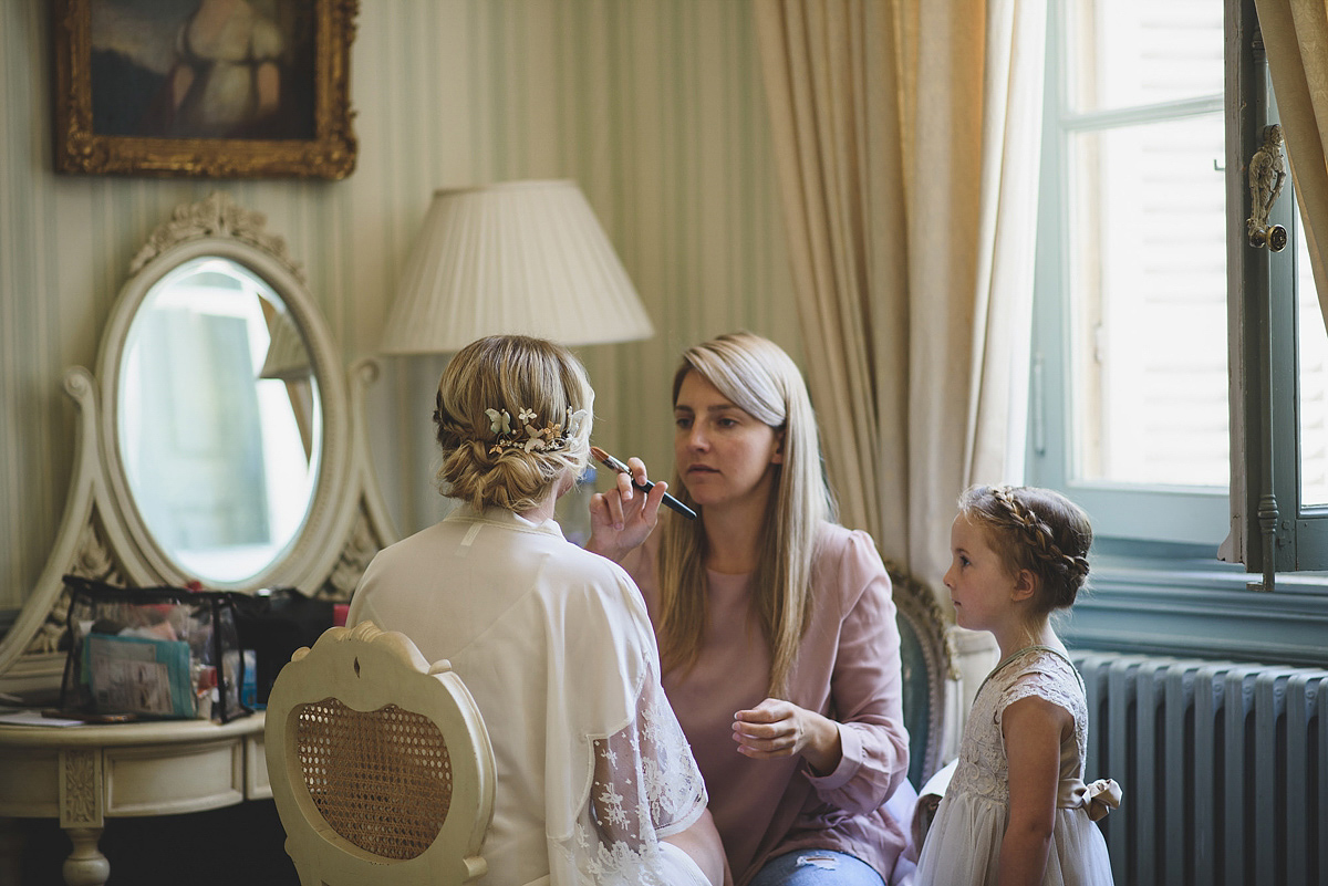 Helaina and Dan had an English country garden-meets French boho chic wedding at Chateau La Durantie in The Dordogne. Photography by Rik Pennington.