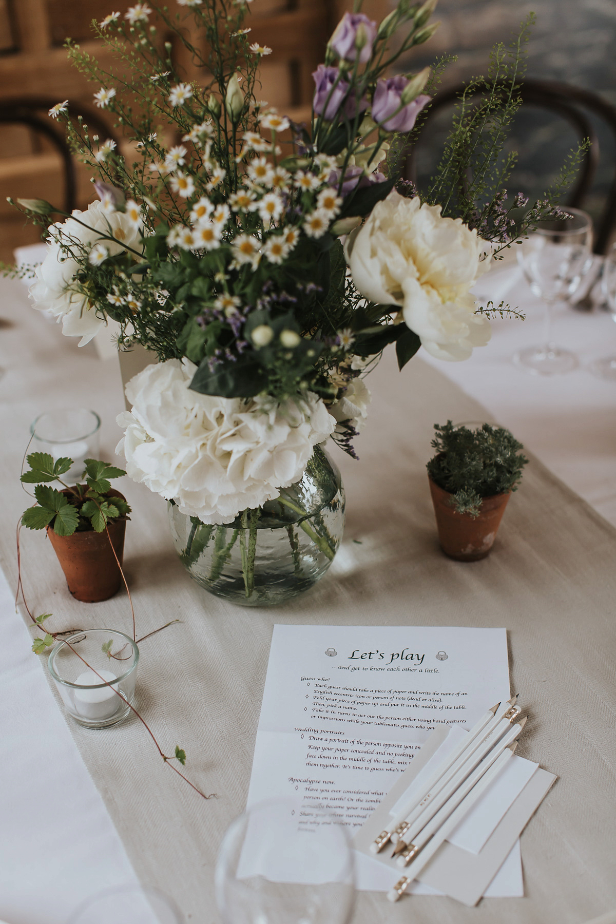 Kate were a personalised and embroidered Hermione de Paula gown for her Cripps Barn Wedding. Photography by Lee Garland.