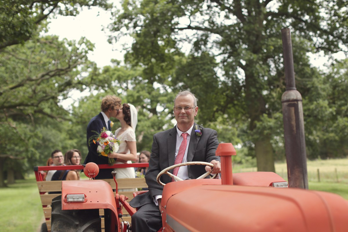 Laure de Sagazan colourful barn wedding 21 1