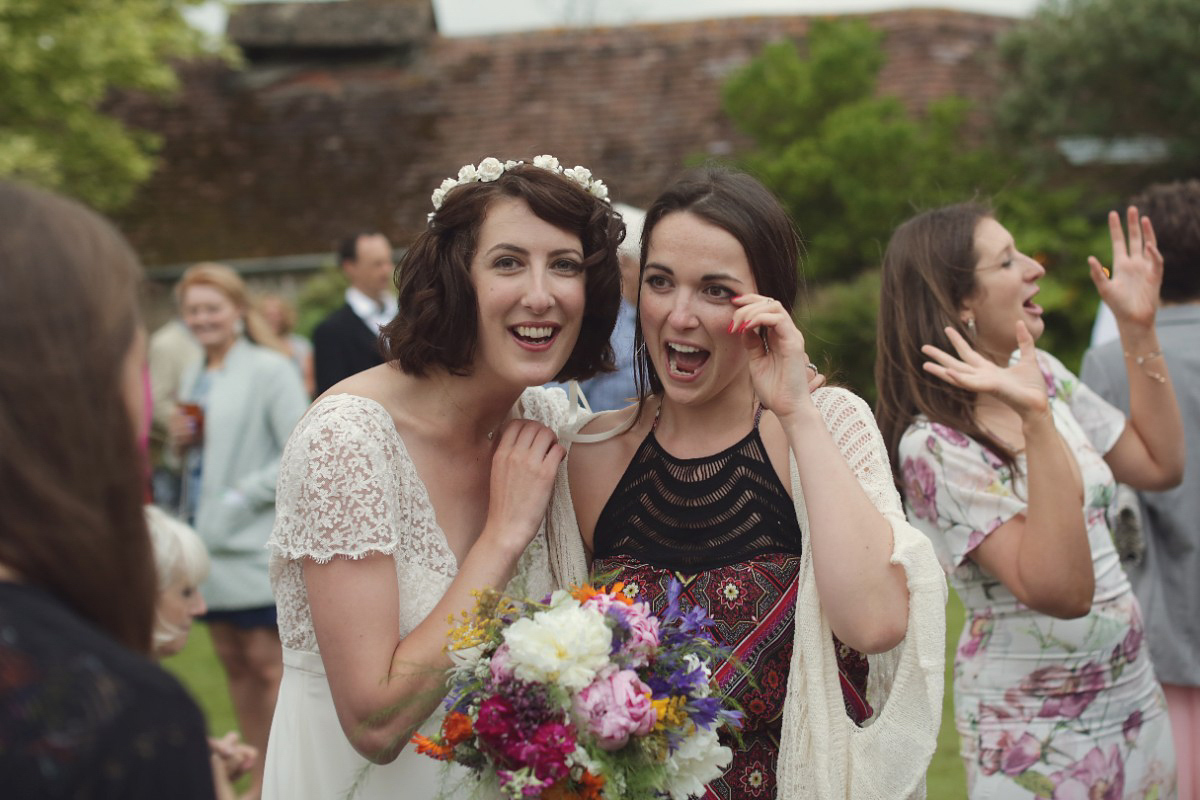 Laure de Sagazan colourful barn wedding 26 1