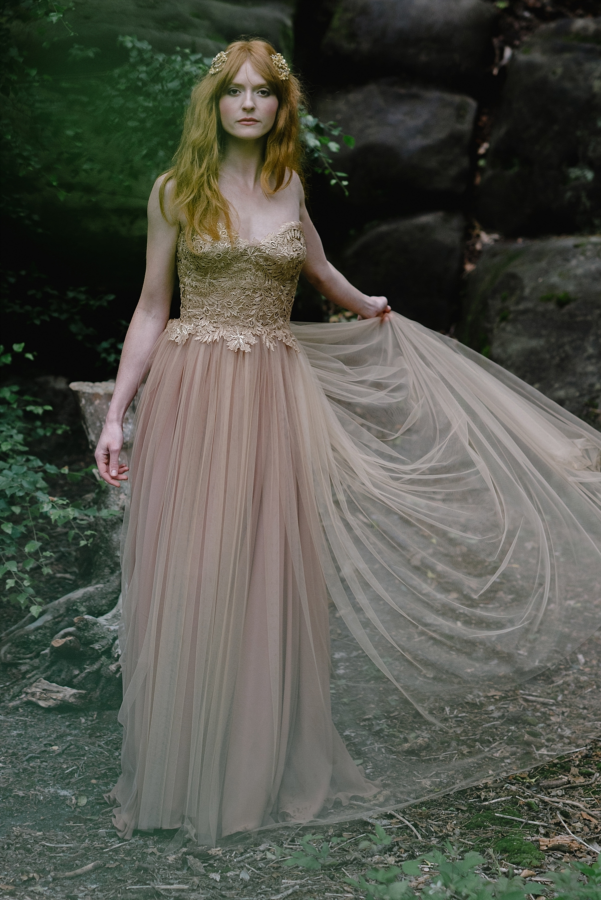 Tadema gilded gold lace nude tulle wedding dress JoanneFlemingDesign JMS 8 WEB