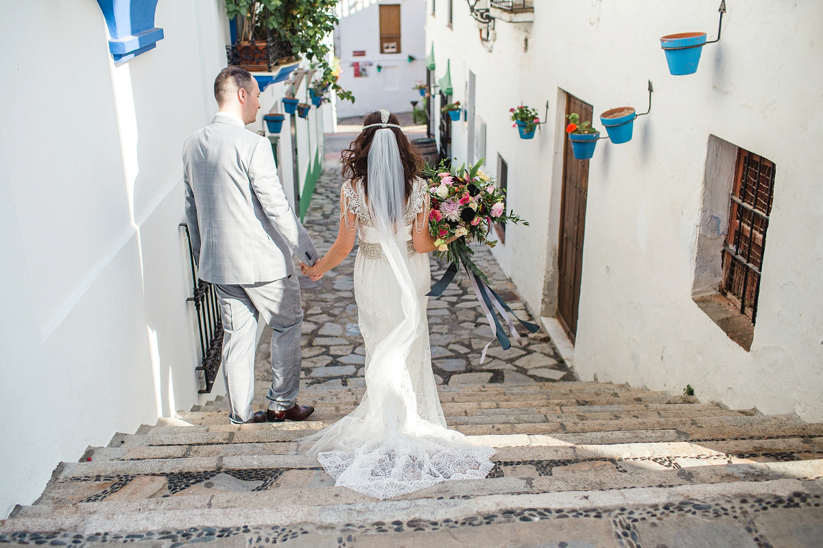 anna campbell bride spain wedding 36 1