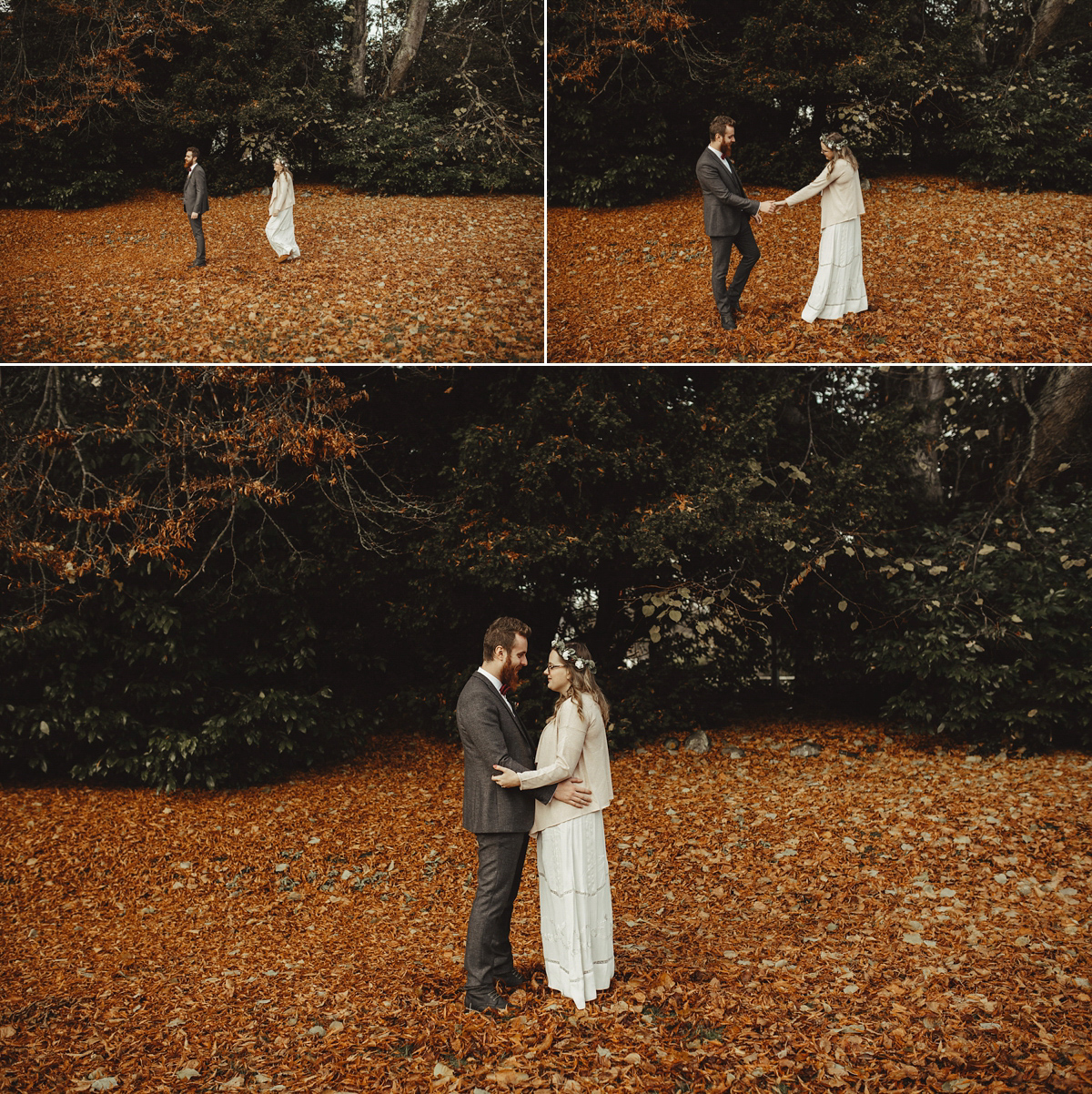asos dress humanist woodland autumn wedding 15 3