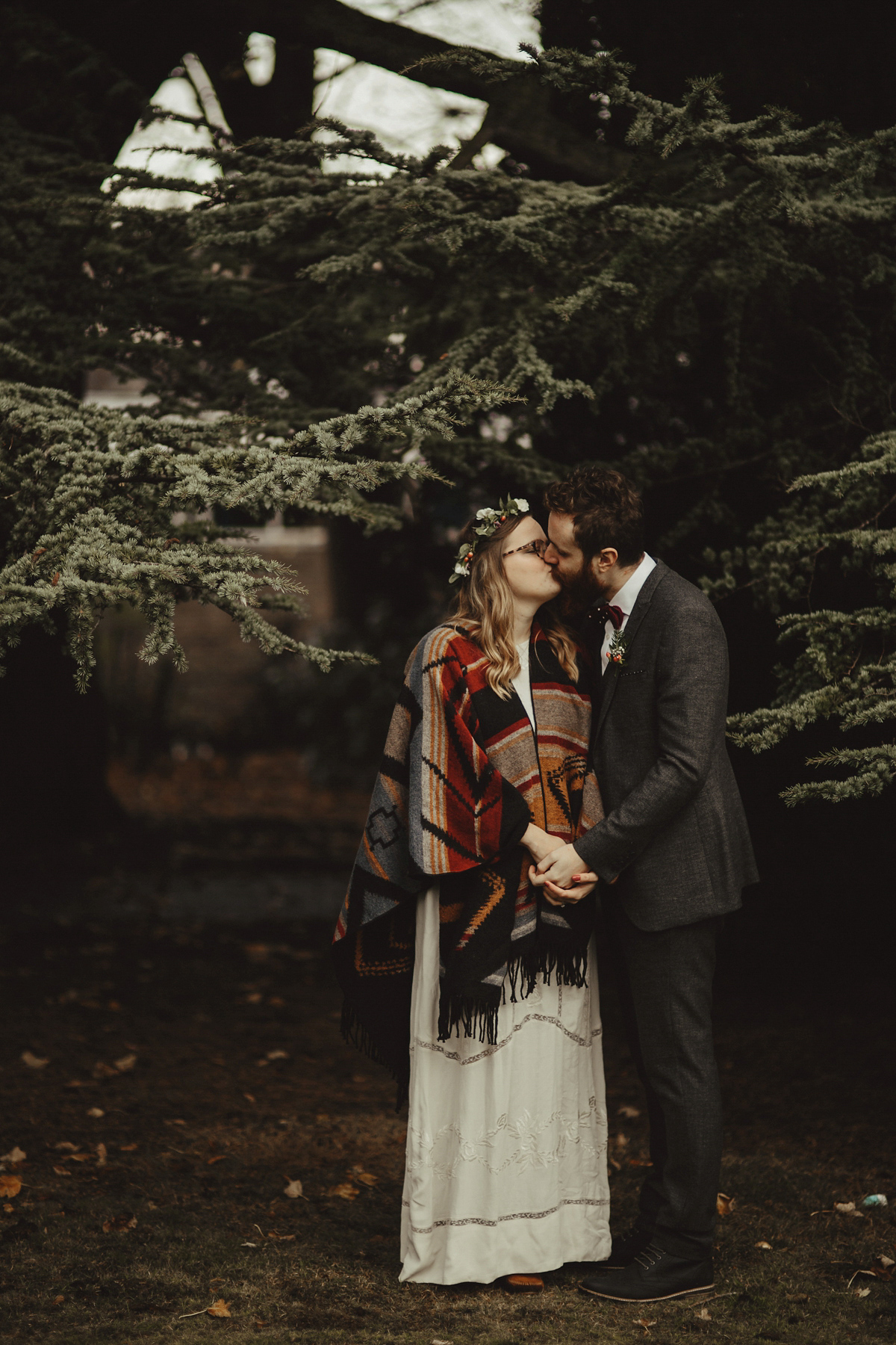 asos dress humanist woodland autumn wedding 29 3
