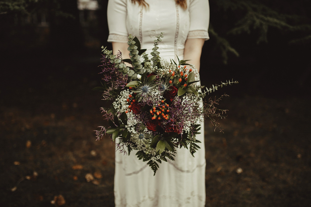 asos dress humanist woodland autumn wedding 30 3