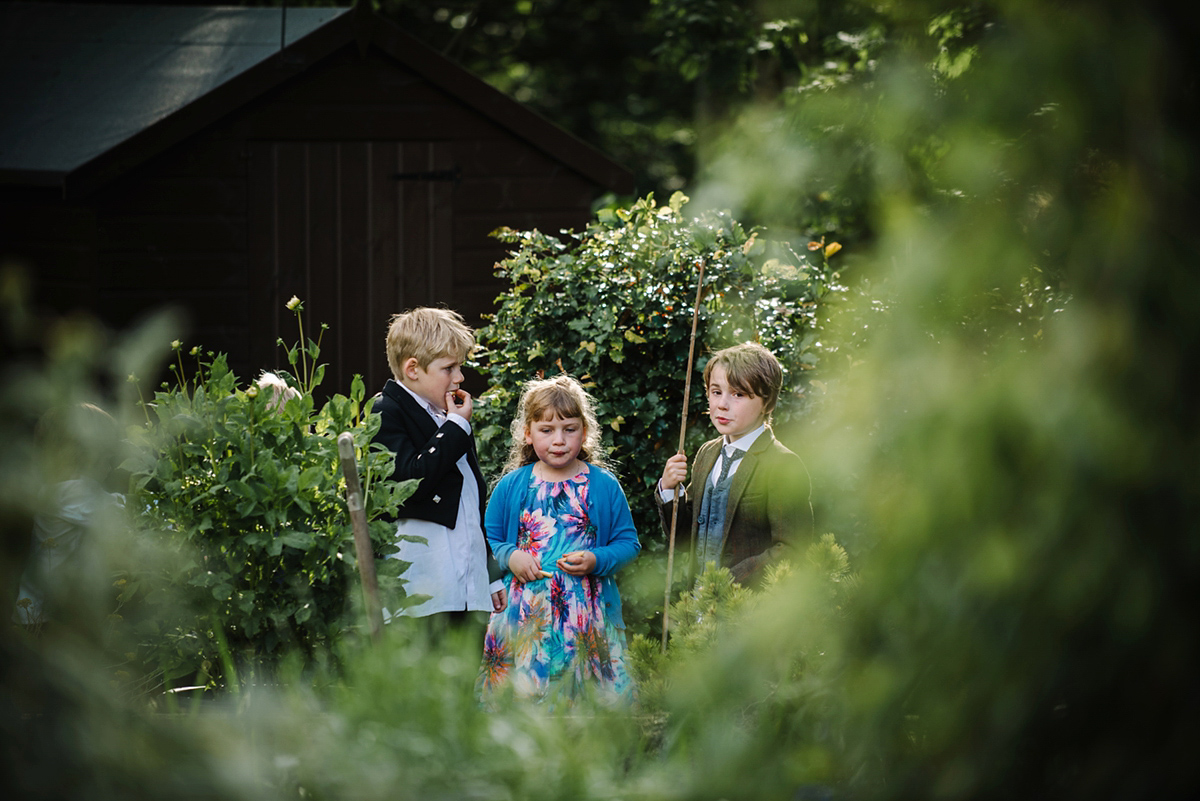 bride in trousers outdoor artsy wedding scotland 59 1