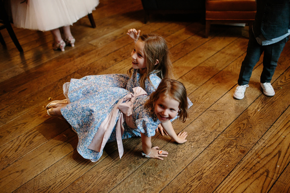 A Tea Length Candy Anthony Dress For A Literary Inspired London Wedding 65 candy anthony literary wedding london 75 1