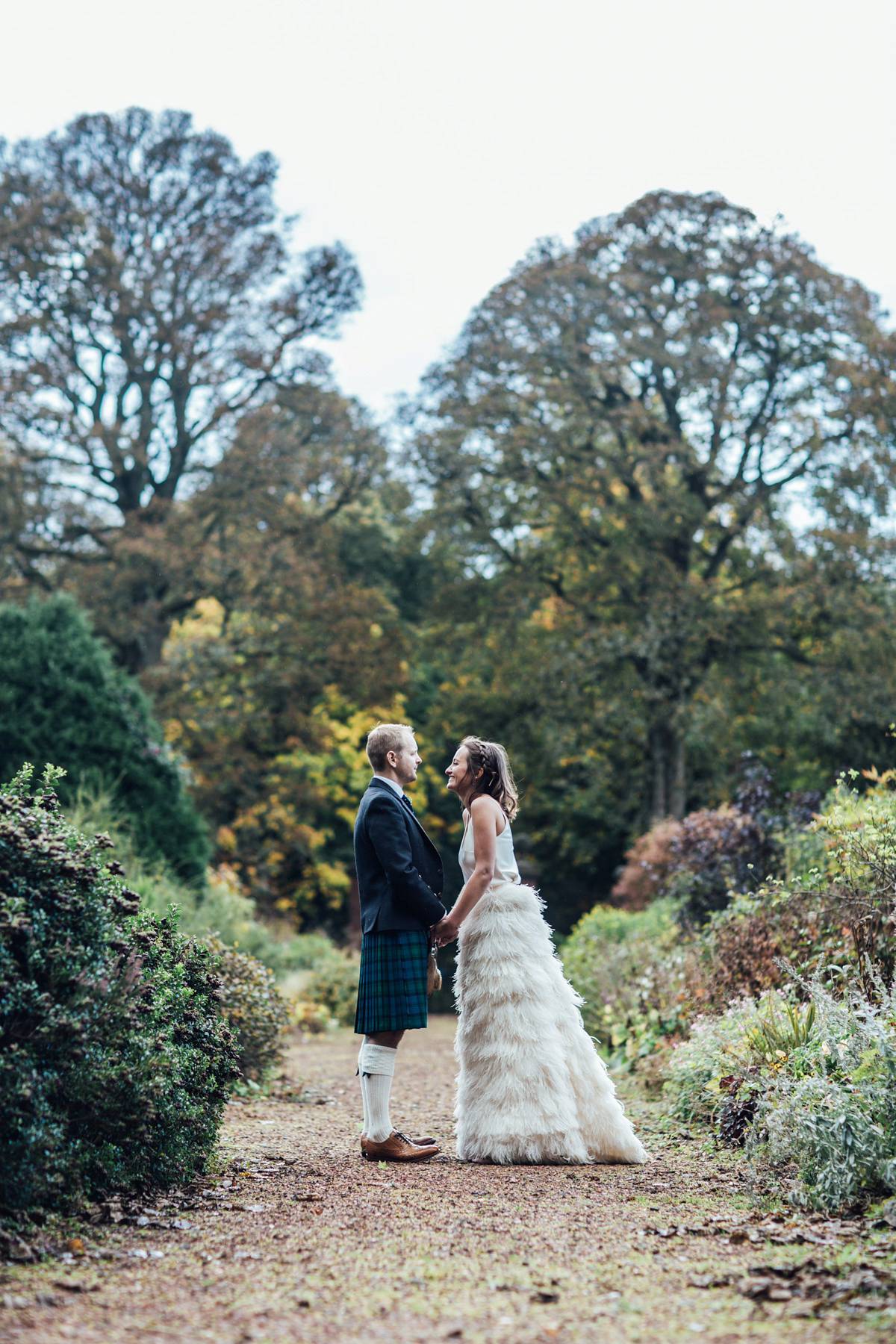 charlie brear feather wedding skirt 38 1