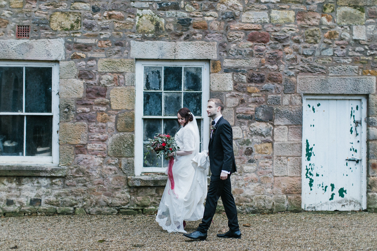 christmas winter wedding northumberland 18 3