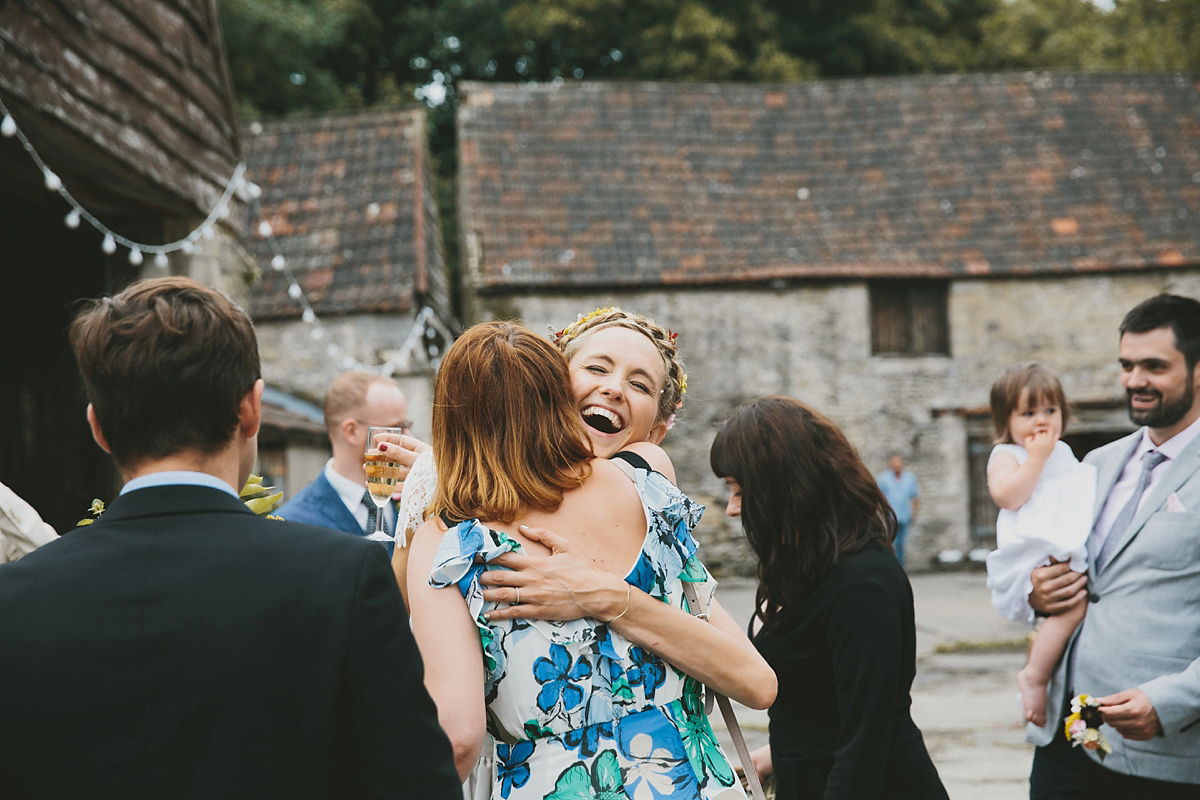 colourful relaxed somerset summer wedding 42 1