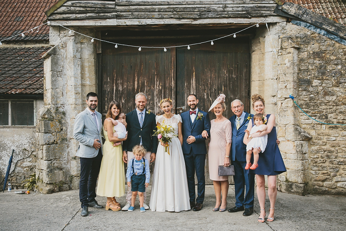 colourful relaxed somerset summer wedding 59 1