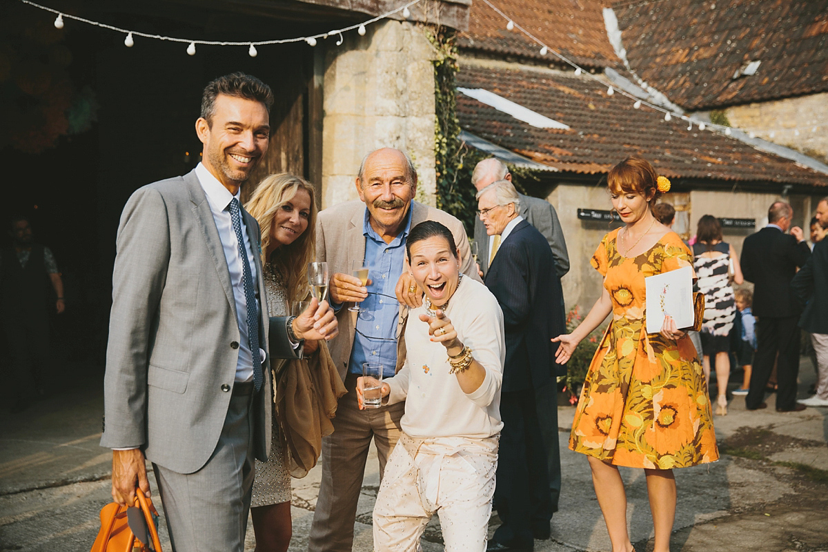 colourful relaxed somerset summer wedding 61 1