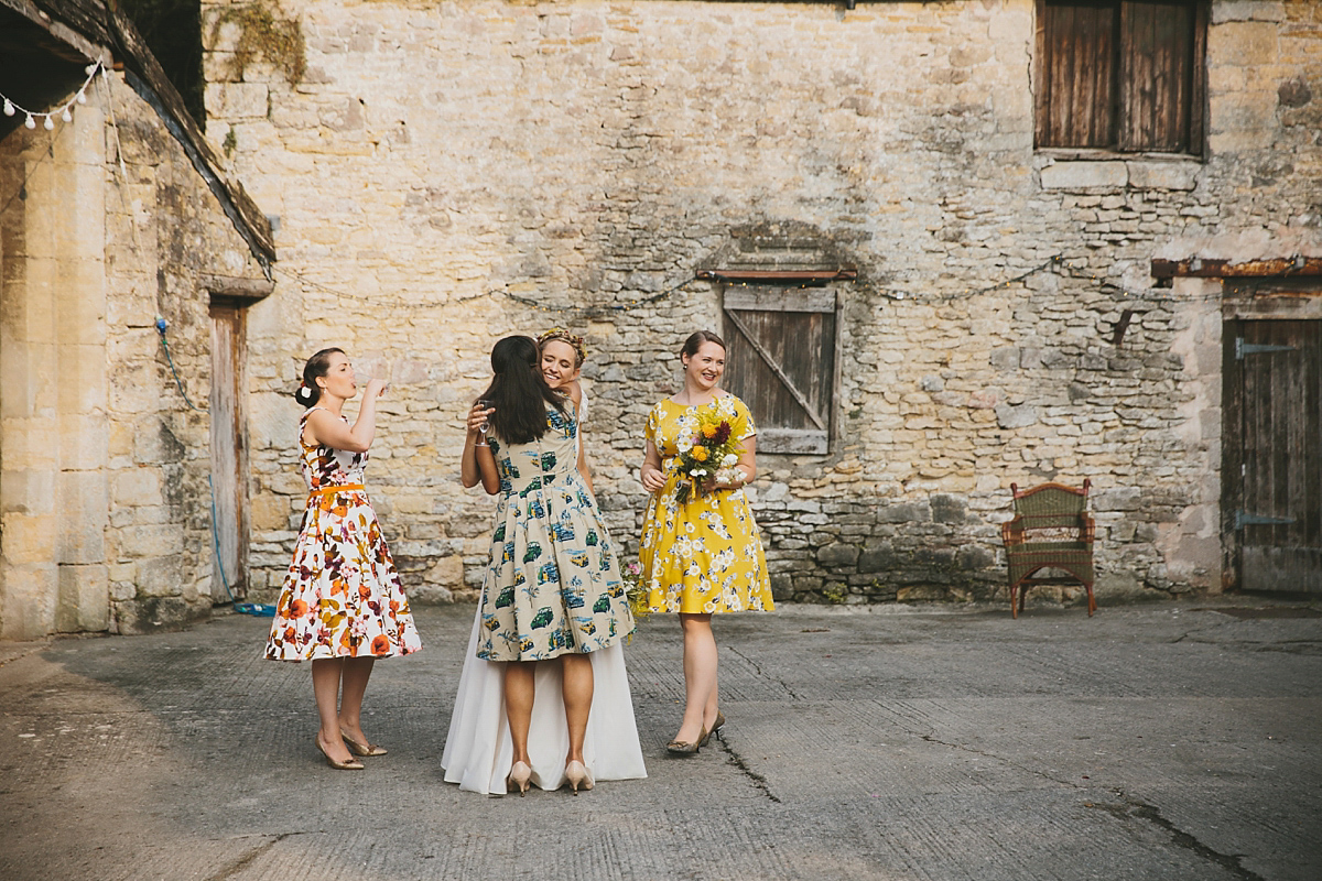 colourful relaxed somerset summer wedding 62 1
