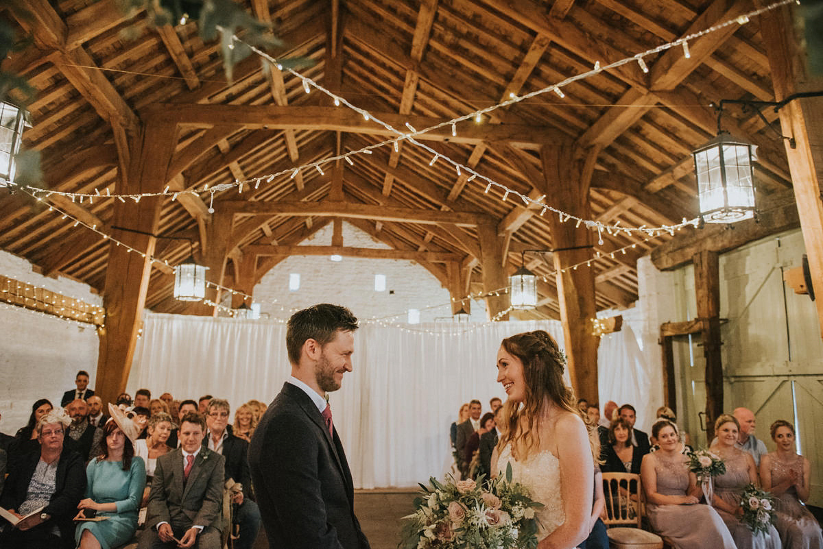 maggie sottero fairylights barn wedding 11 1