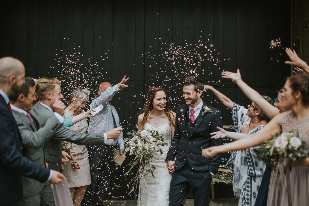 maggie sottero fairylights barn wedding 13 1