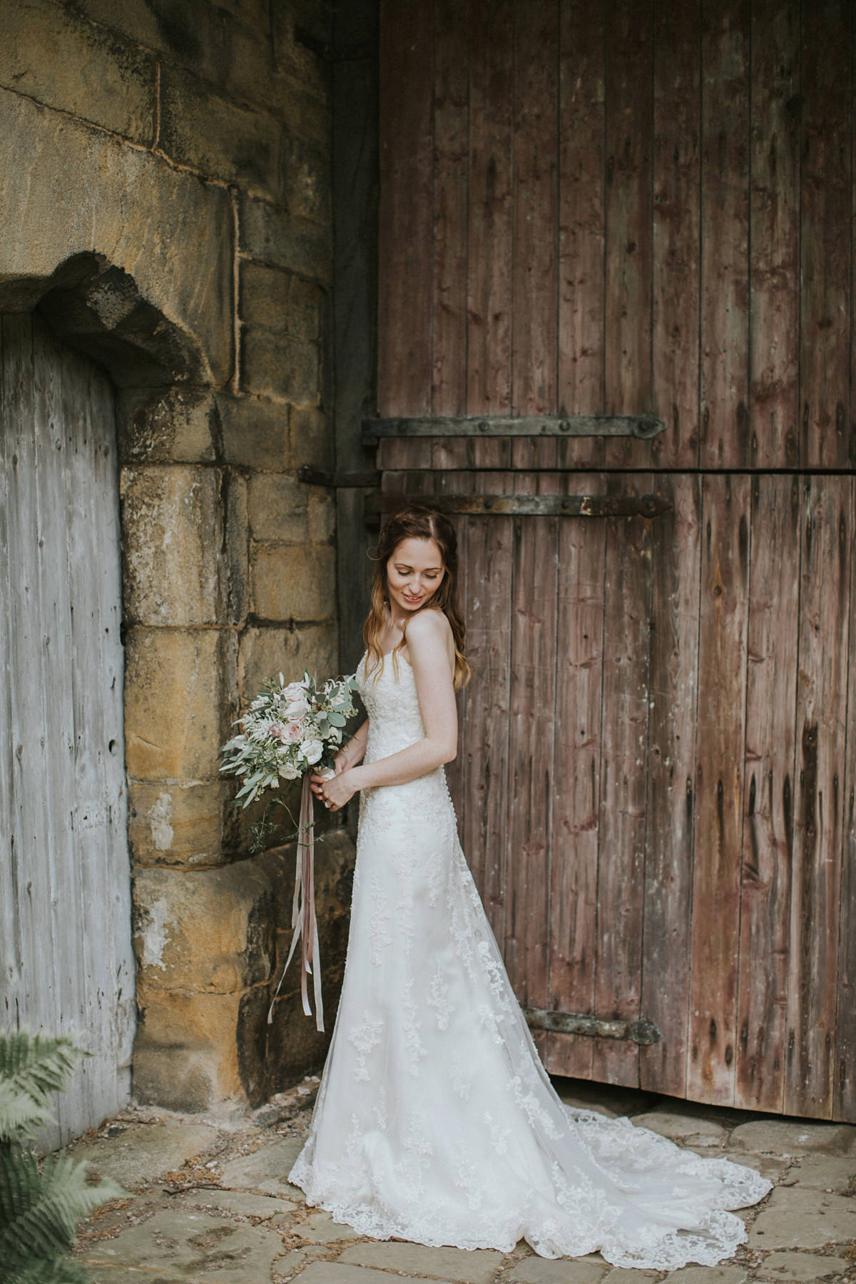 maggie sottero fairylights barn wedding 26 1