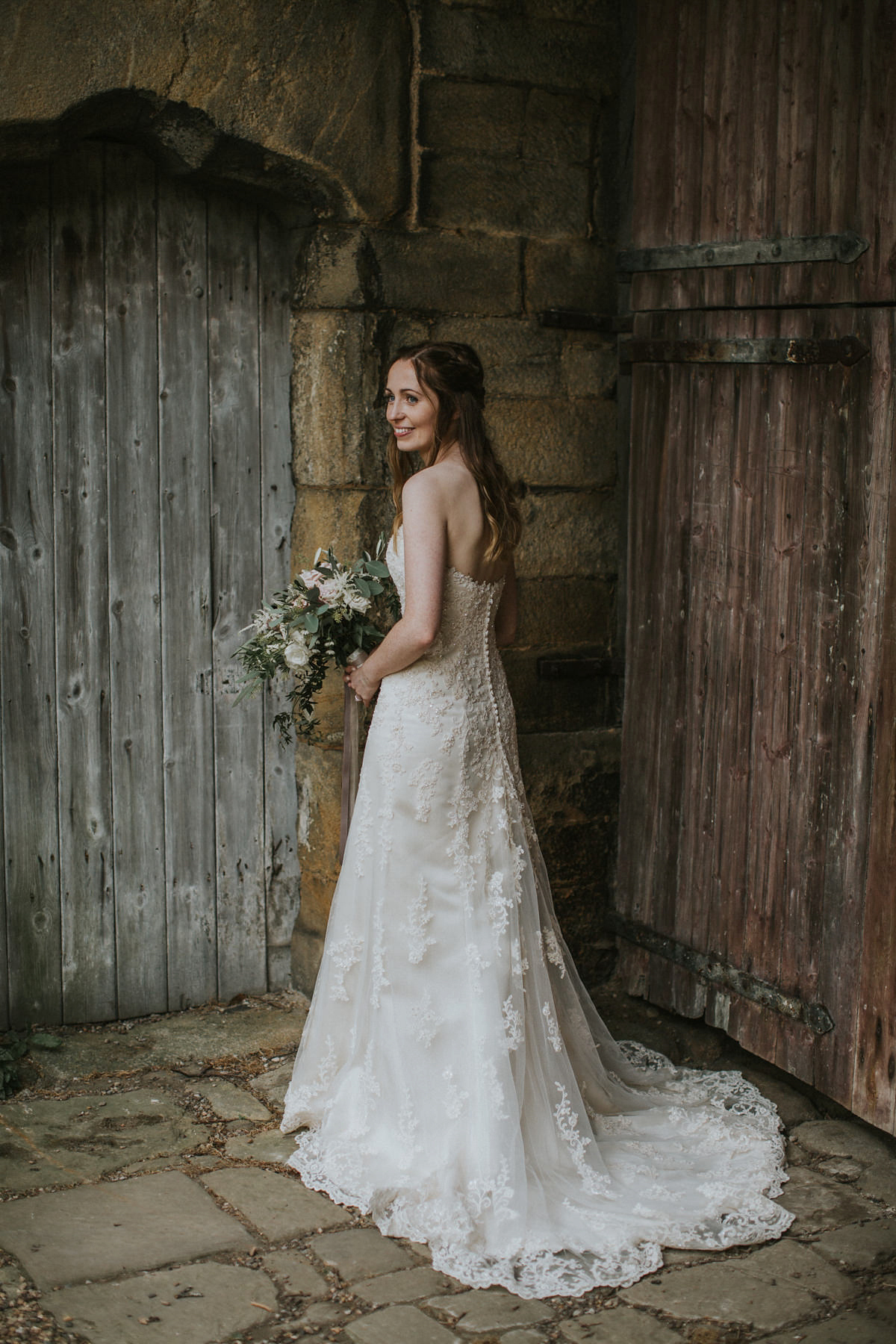 maggie sottero fairylights barn wedding 28 1