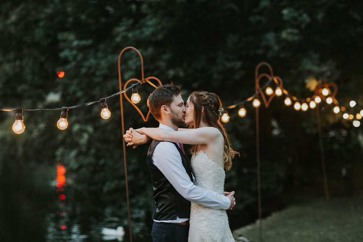 maggie sottero fairylights barn wedding 42 1