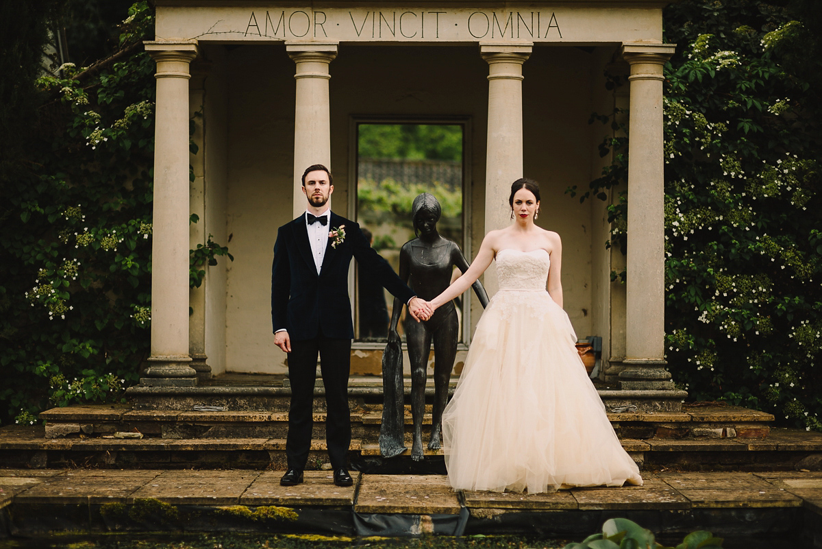 margo stankova sedgford hall wedding 42 1 - A Margo Stankova Gown For A Glamorous Black Tie, Country House Wedding margo stankova sedgford hall wedding 42 1