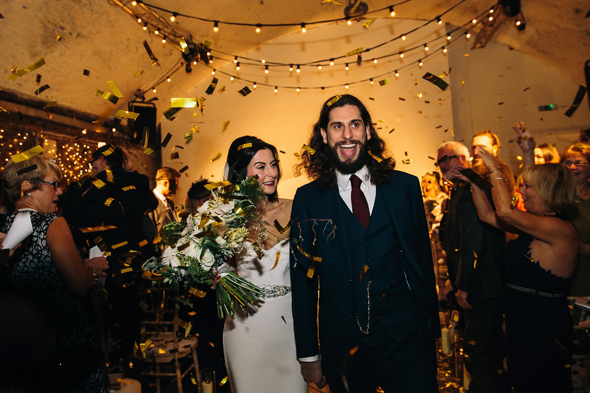 martina liana bride shoreditch studios winter wedding 35 1