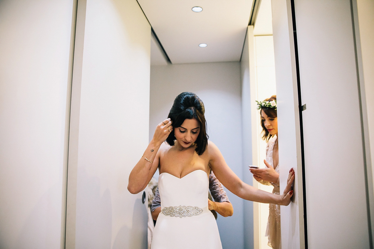 martina liana bride shoreditch studios winter wedding 52 1