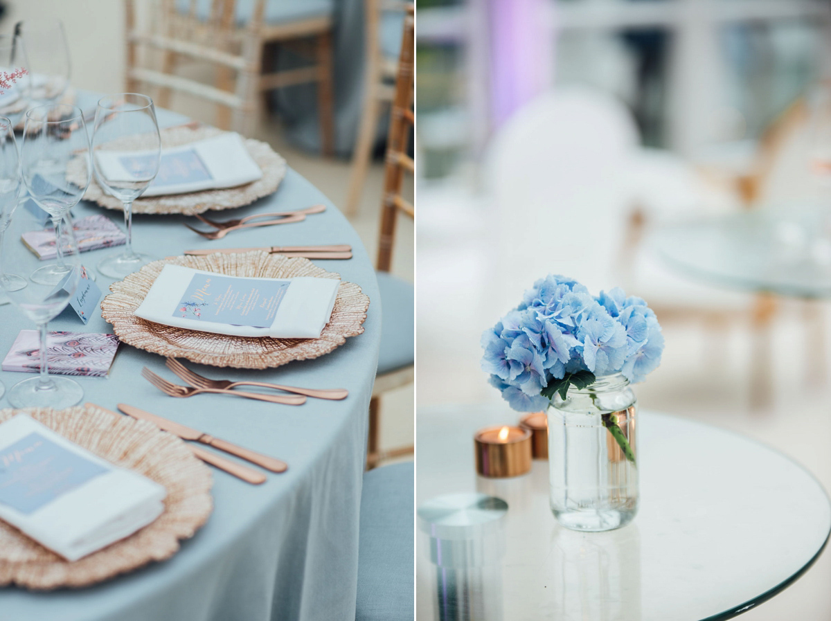 pale blue vera wang walled garden wedding 16 1