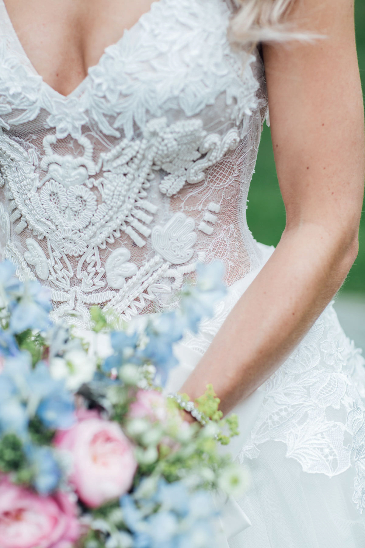 pale blue vera wang walled garden wedding 28 1