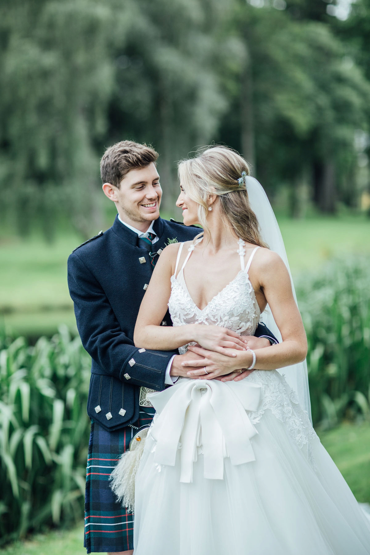 pale blue vera wang walled garden wedding 30 1