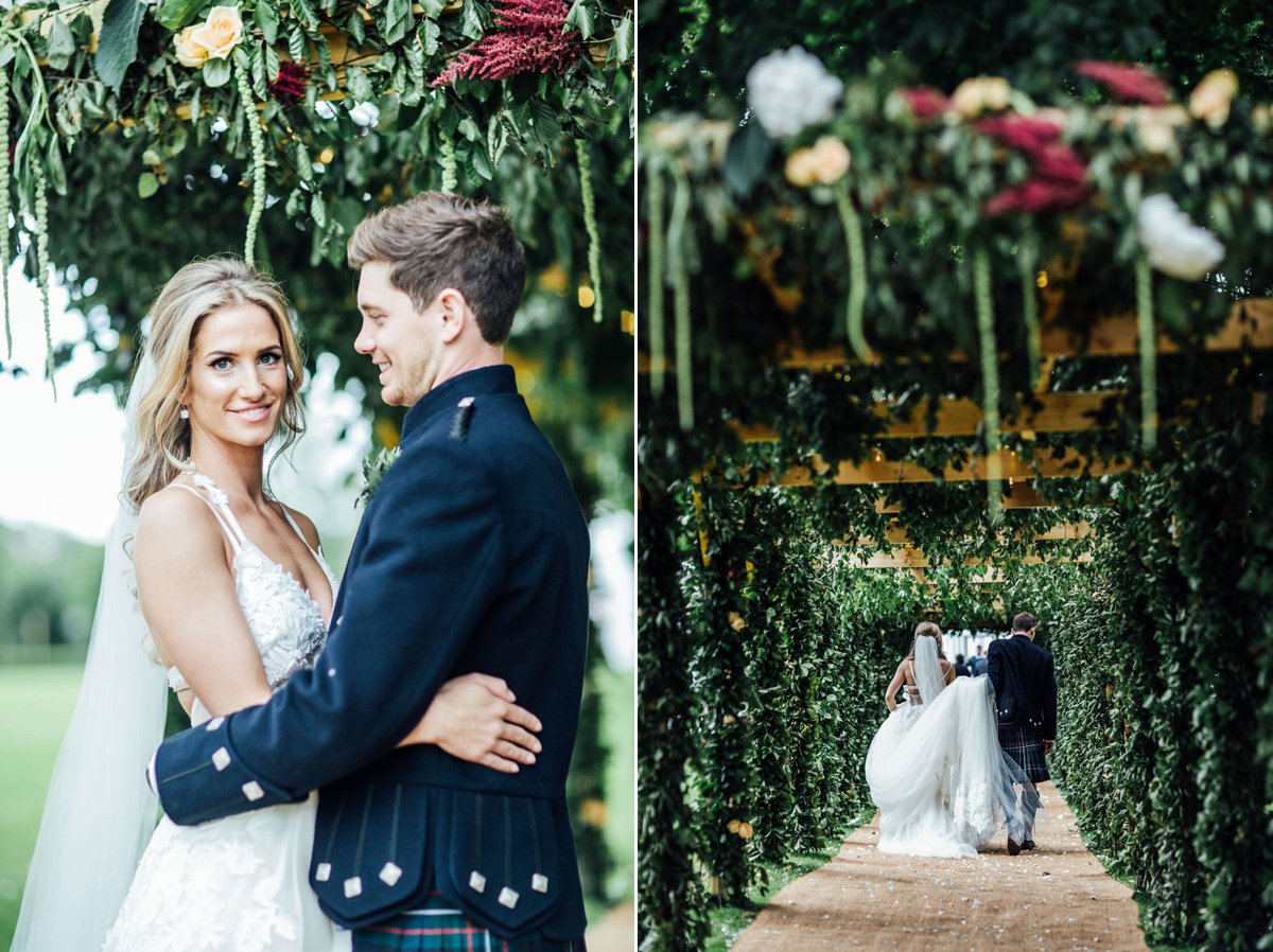 pale blue vera wang walled garden wedding 33 1