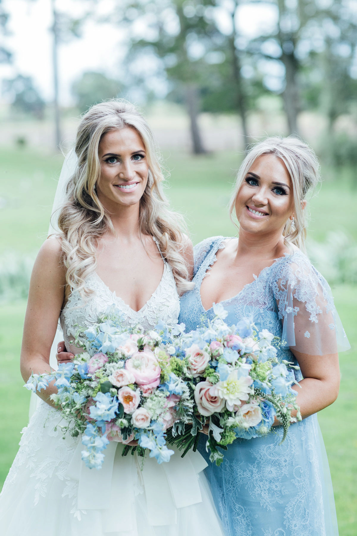 pale blue vera wang walled garden wedding 36 1