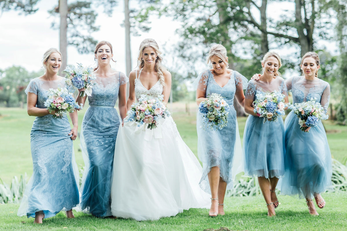 pale blue vera wang walled garden wedding 38 1