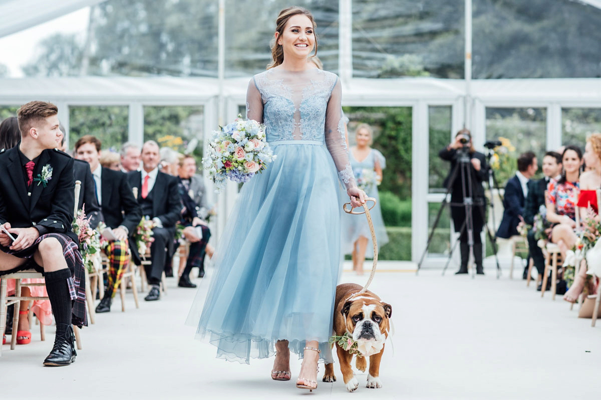 pale blue vera wang walled garden wedding 50 1