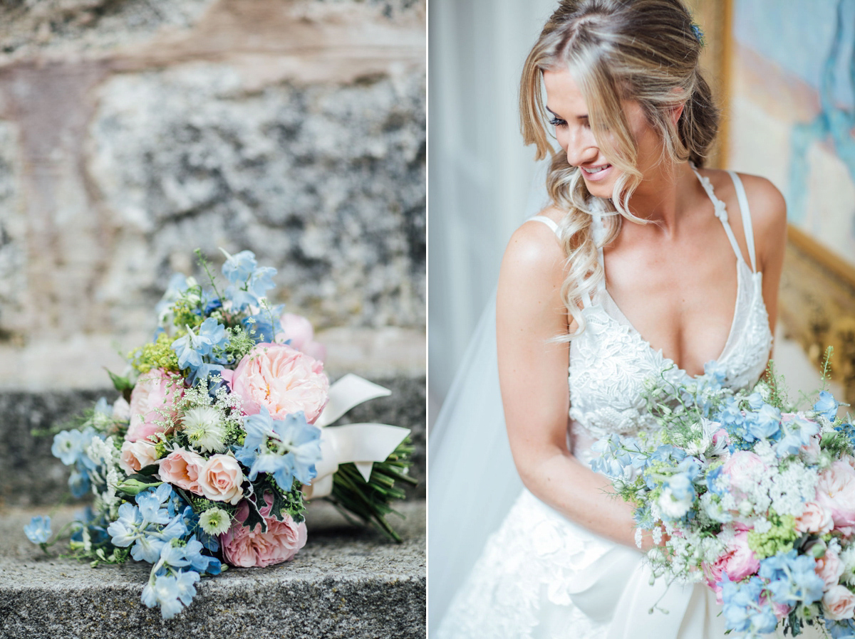 pale blue vera wang walled garden wedding 65 1