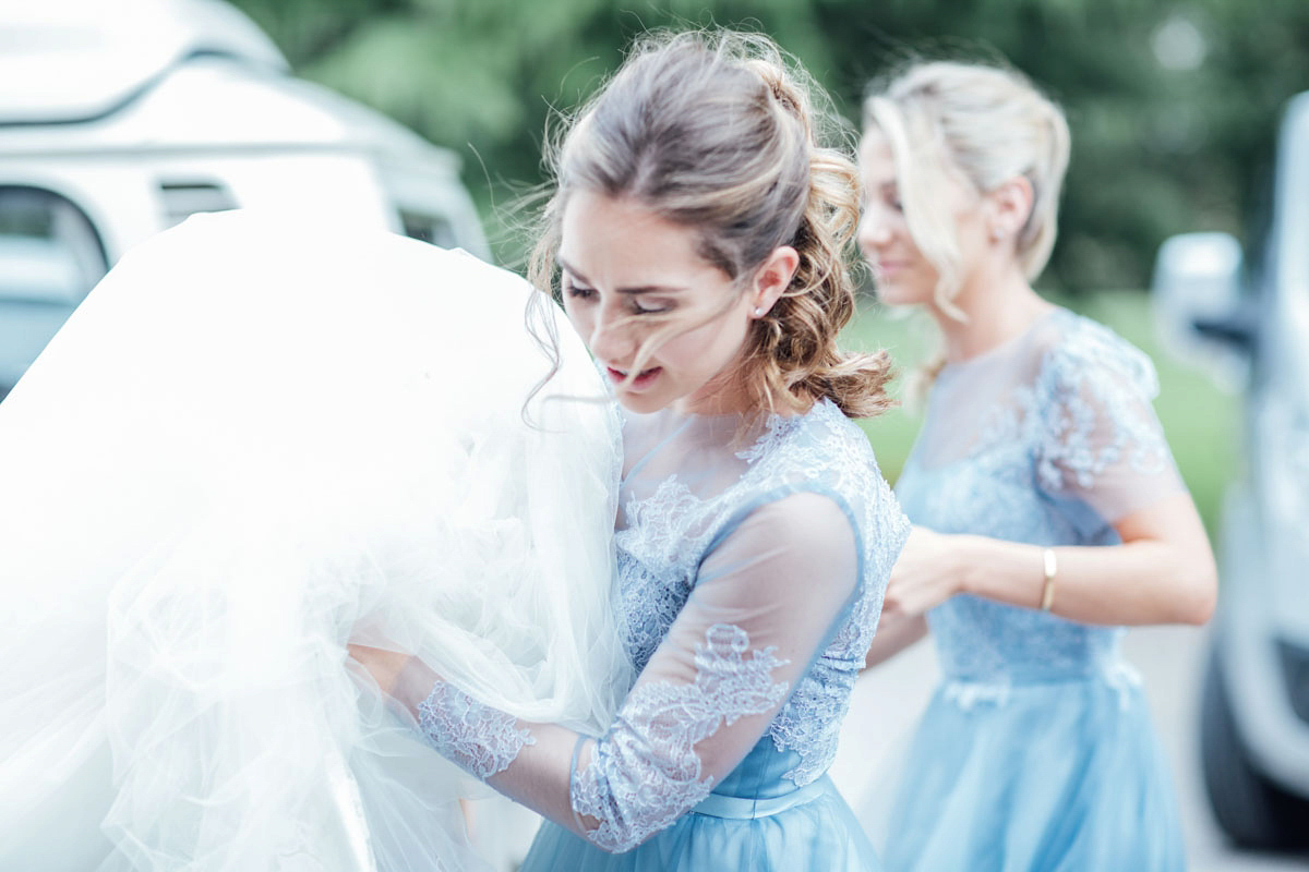 pale blue vera wang walled garden wedding 67 1