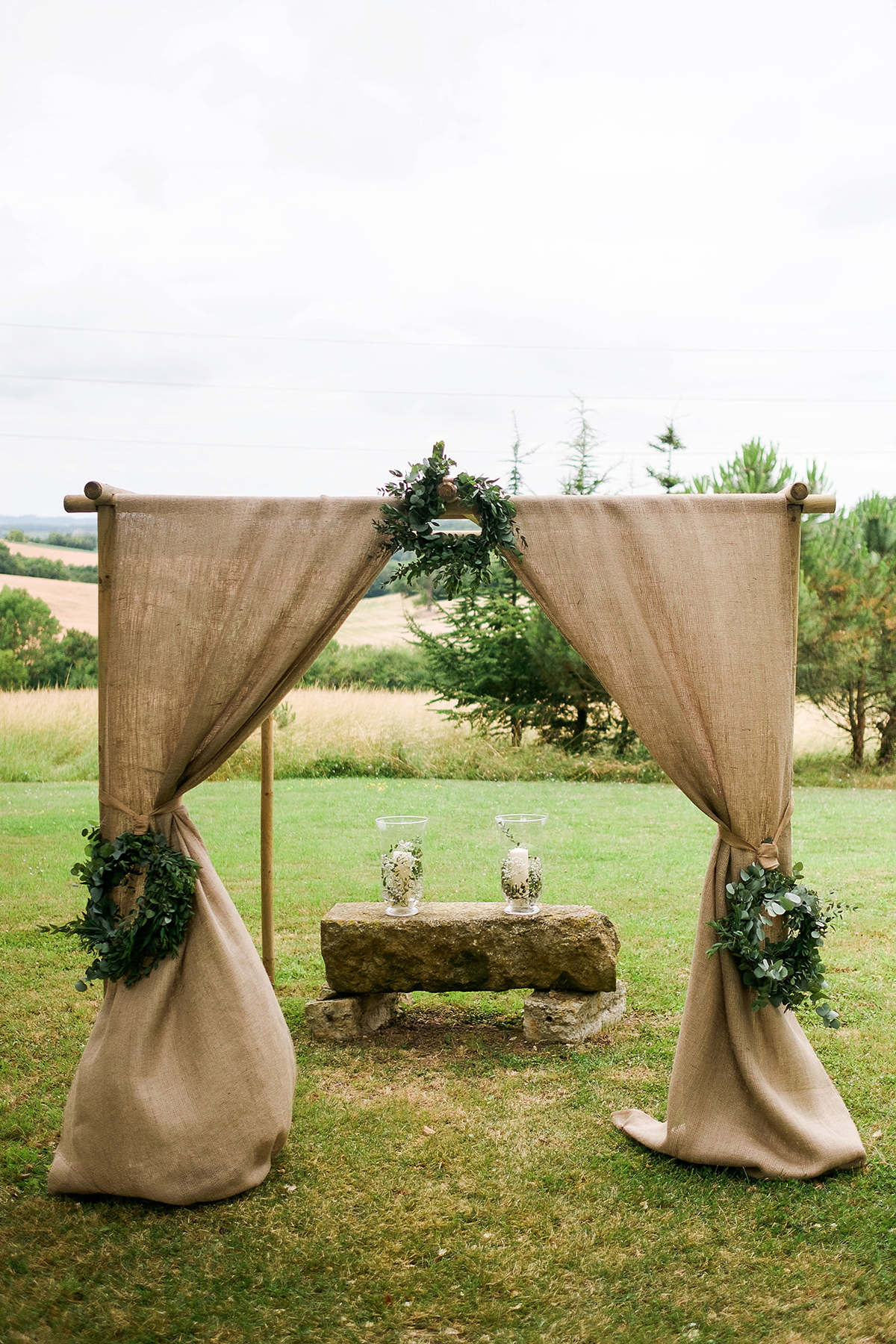 same sex elegant simple wedding french countryside 12 1