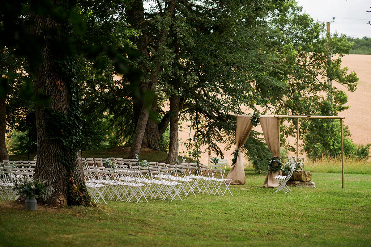 same sex elegant simple wedding french countryside 13 1