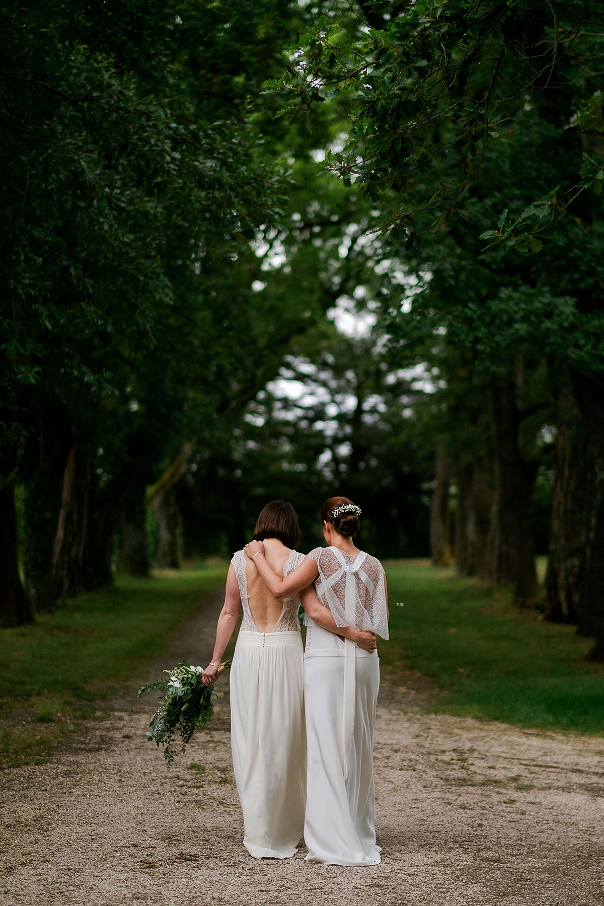 same sex elegant simple wedding french countryside 46 1