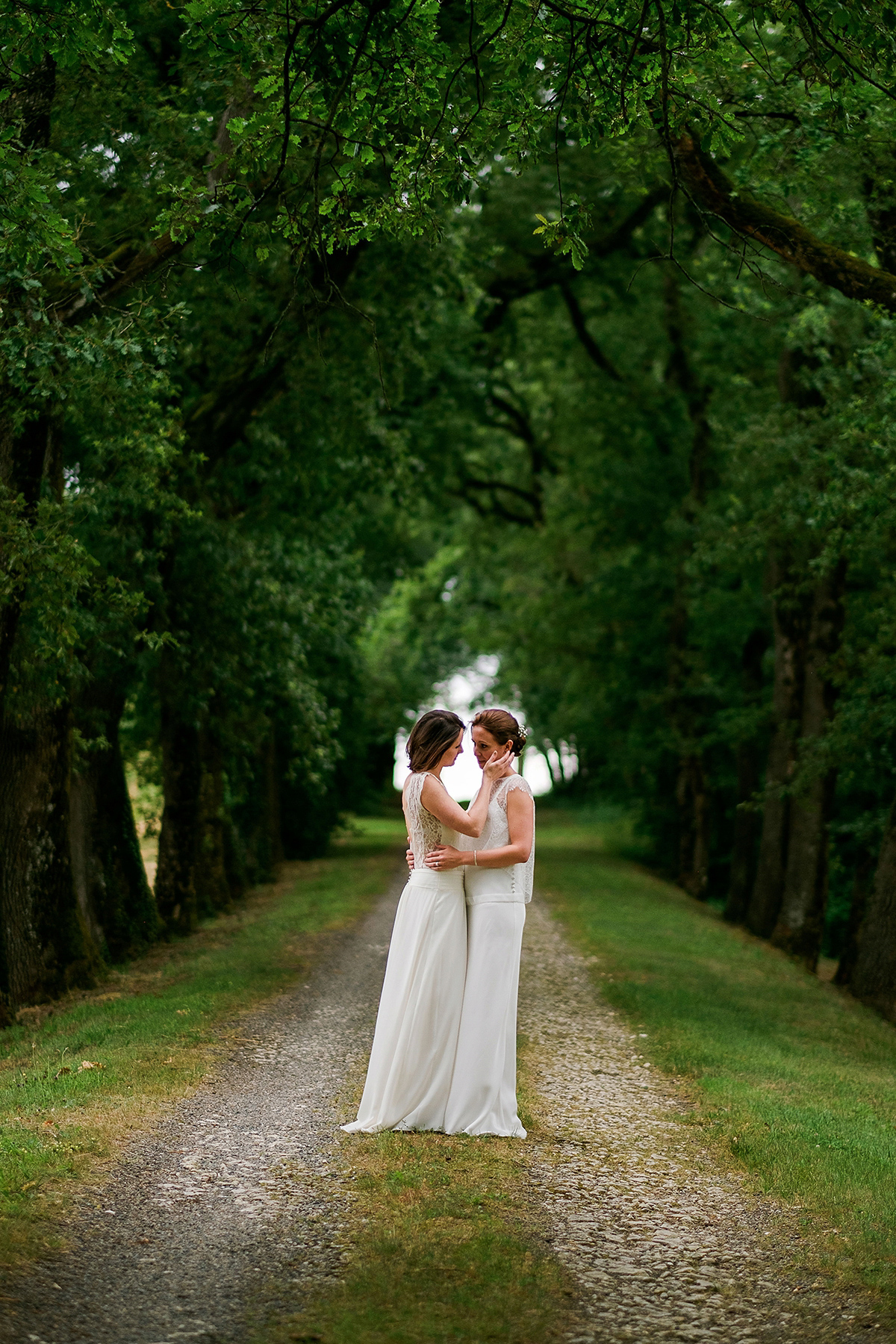 same sex elegant simple wedding french countryside 47 1