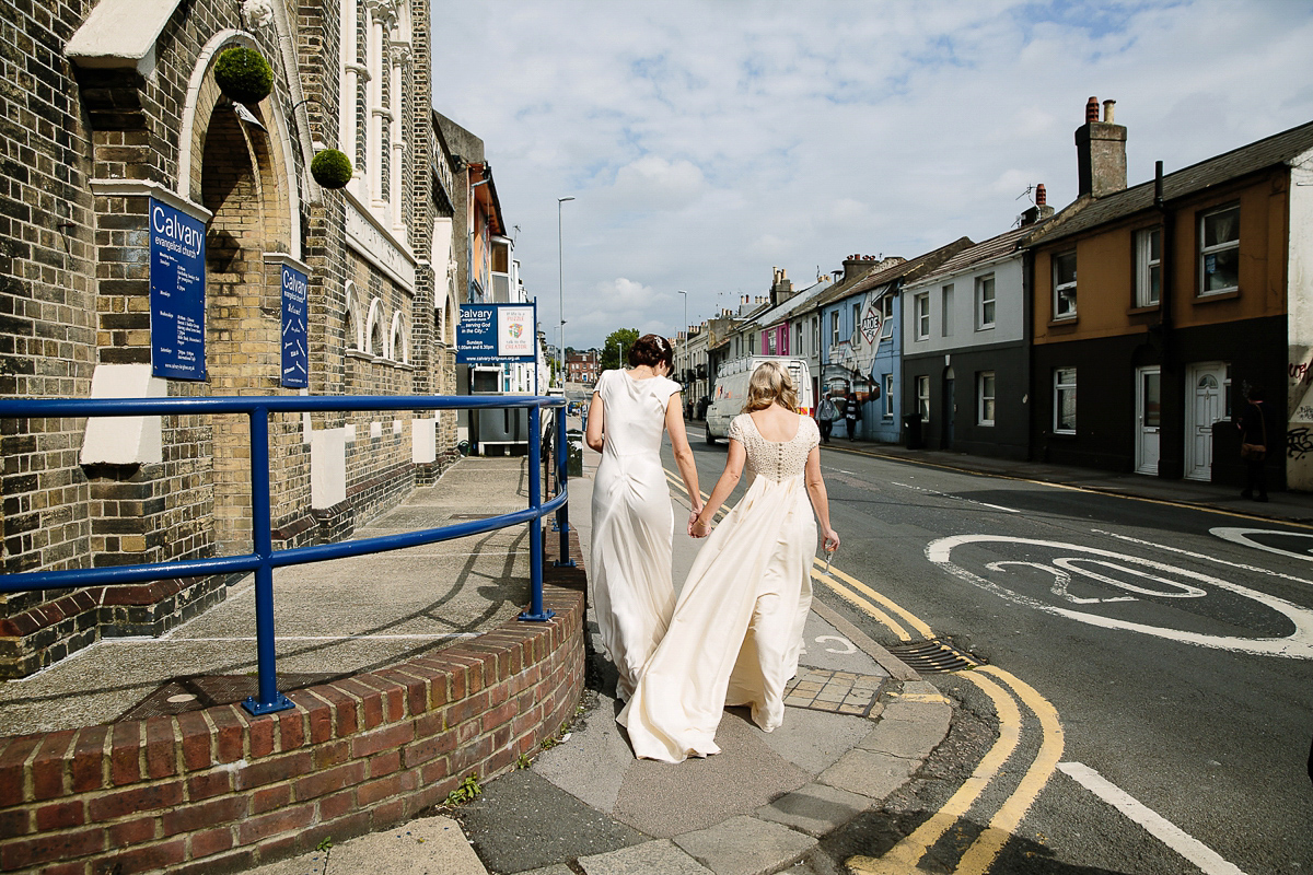 same sex touch of vintage cinema wedding 32 1