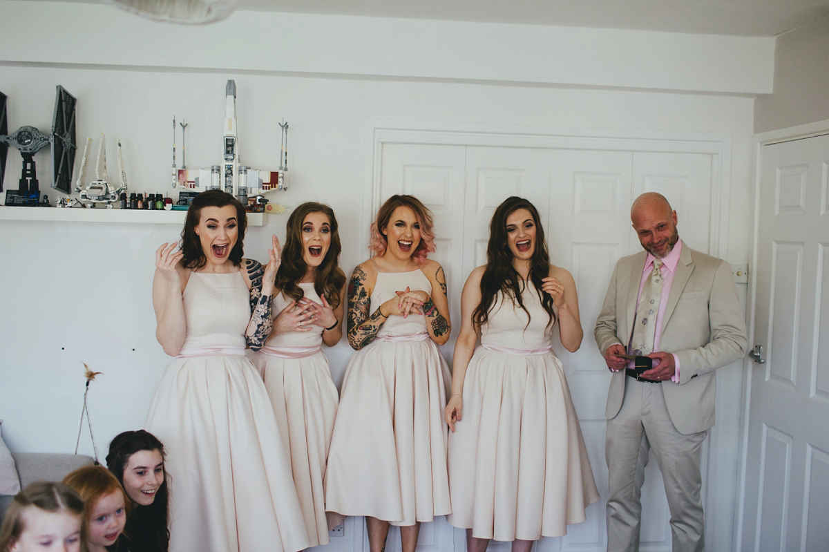 sequin dress vegan wedding london 13 1 - A Pink Sequin Gown for an Earth-friendly and Vegan London Wedding sequin dress vegan wedding london 13 1