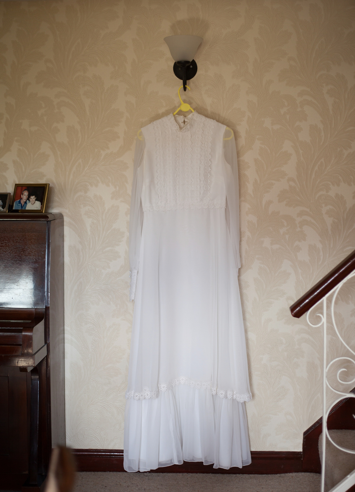 1970s heirloom vintage wedding dress 1 1