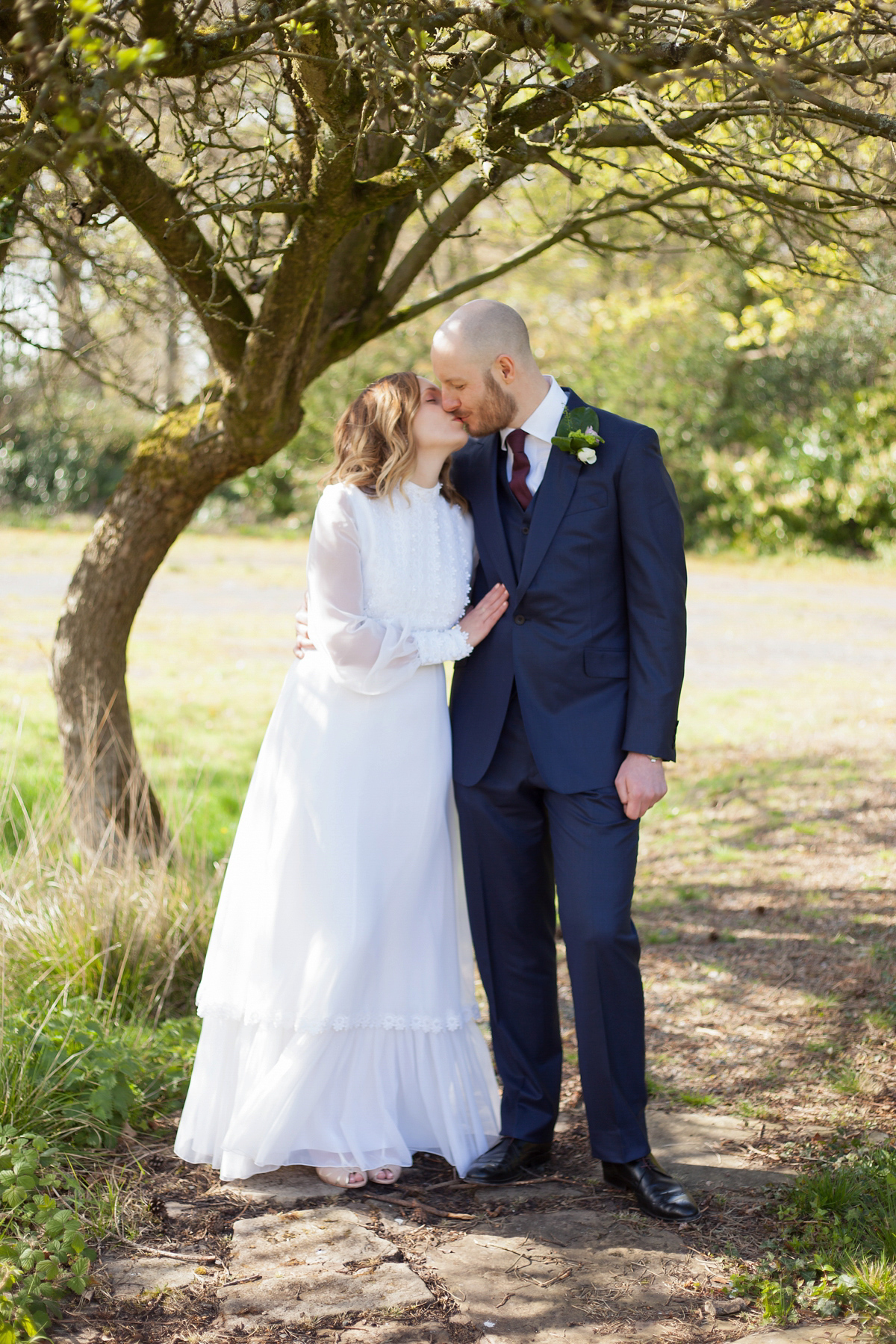 1970s heirloom vintage wedding dress 36 1