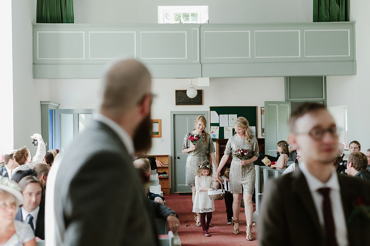 1980s vintage village hall wedding 18 1