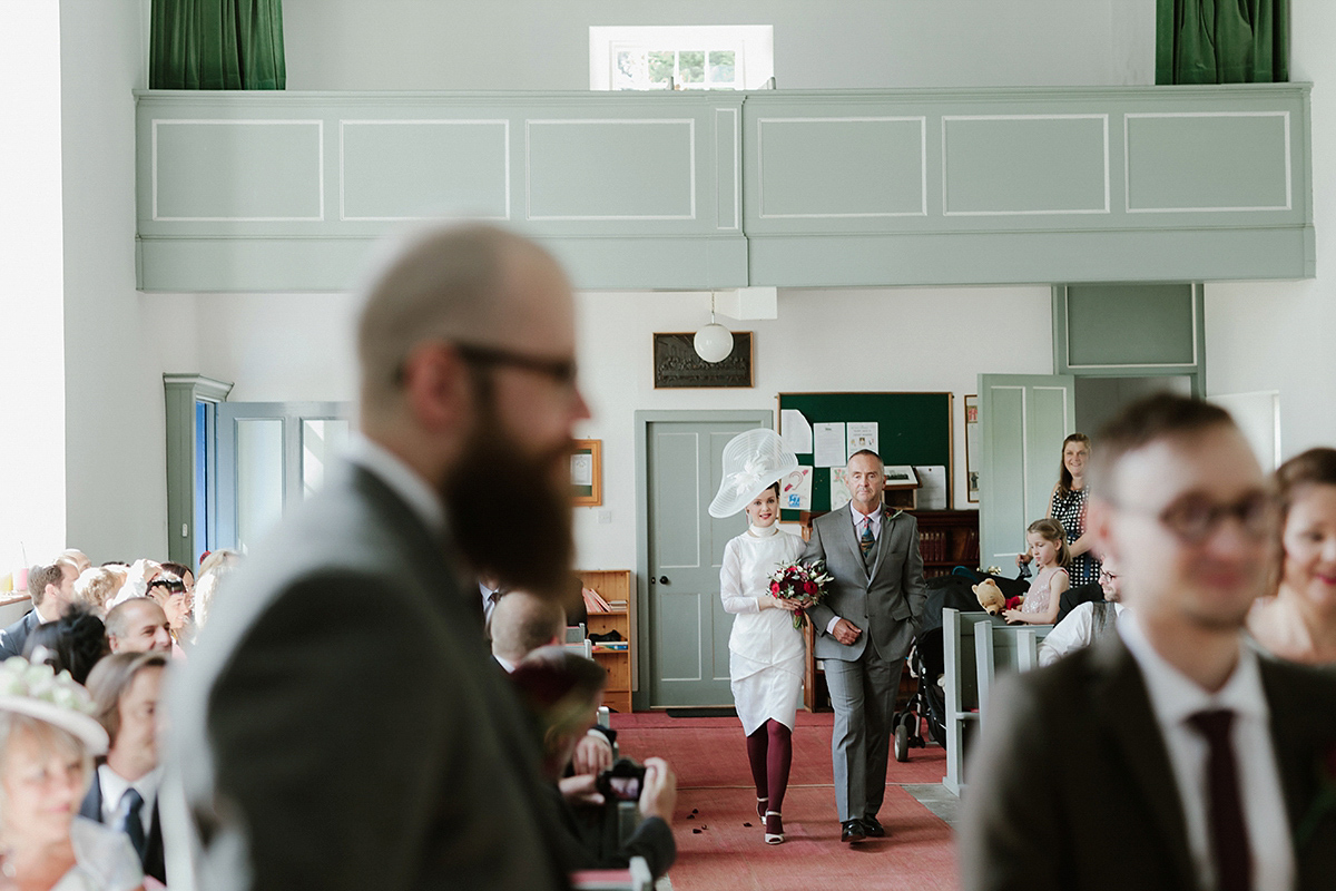 1980s vintage village hall wedding 19 1