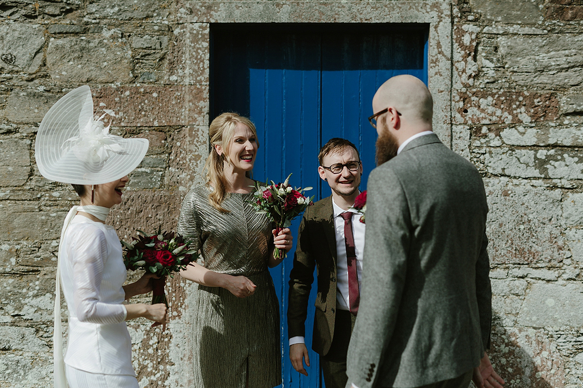 1980s vintage village hall wedding 33 1