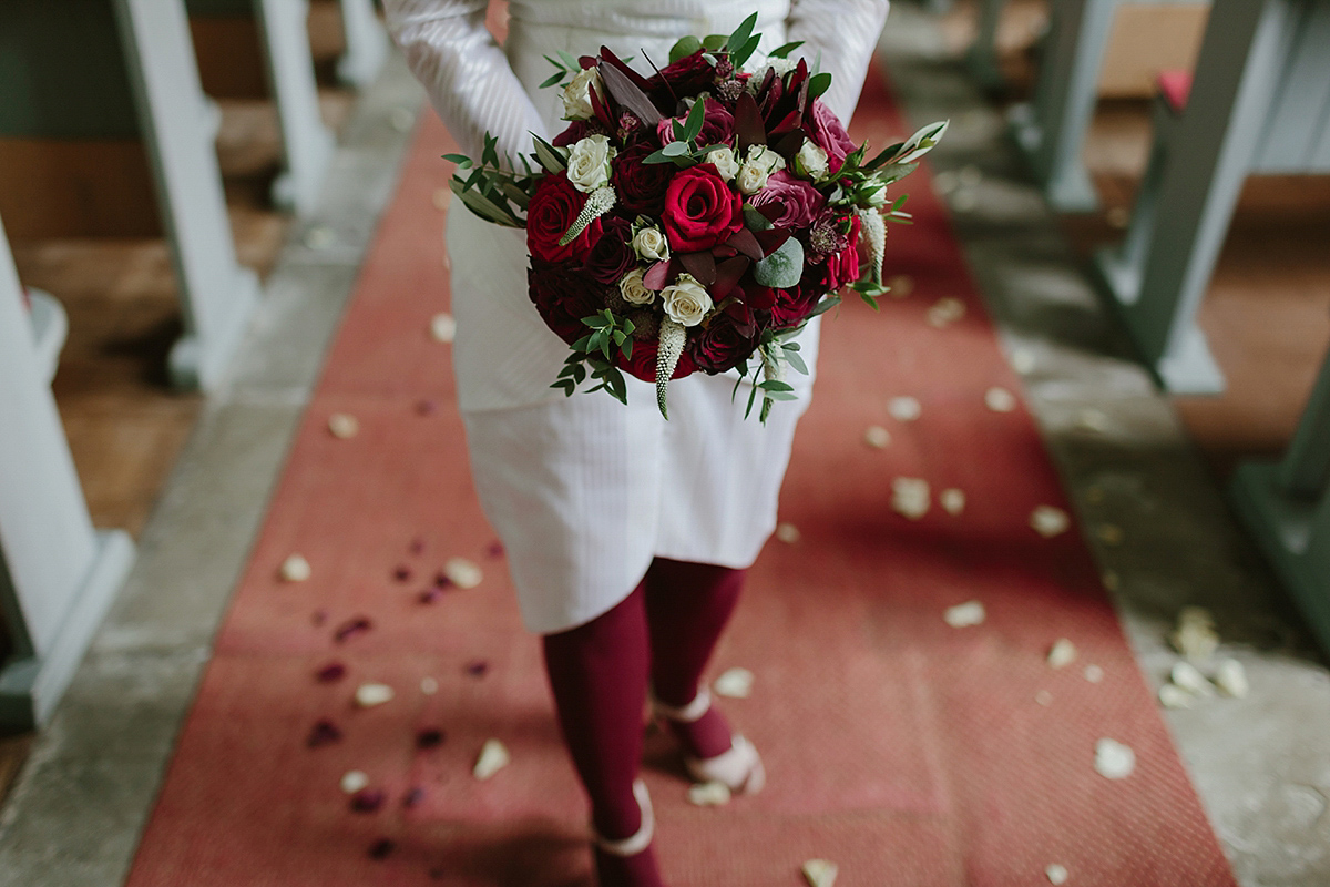 1980s vintage village hall wedding 70 1