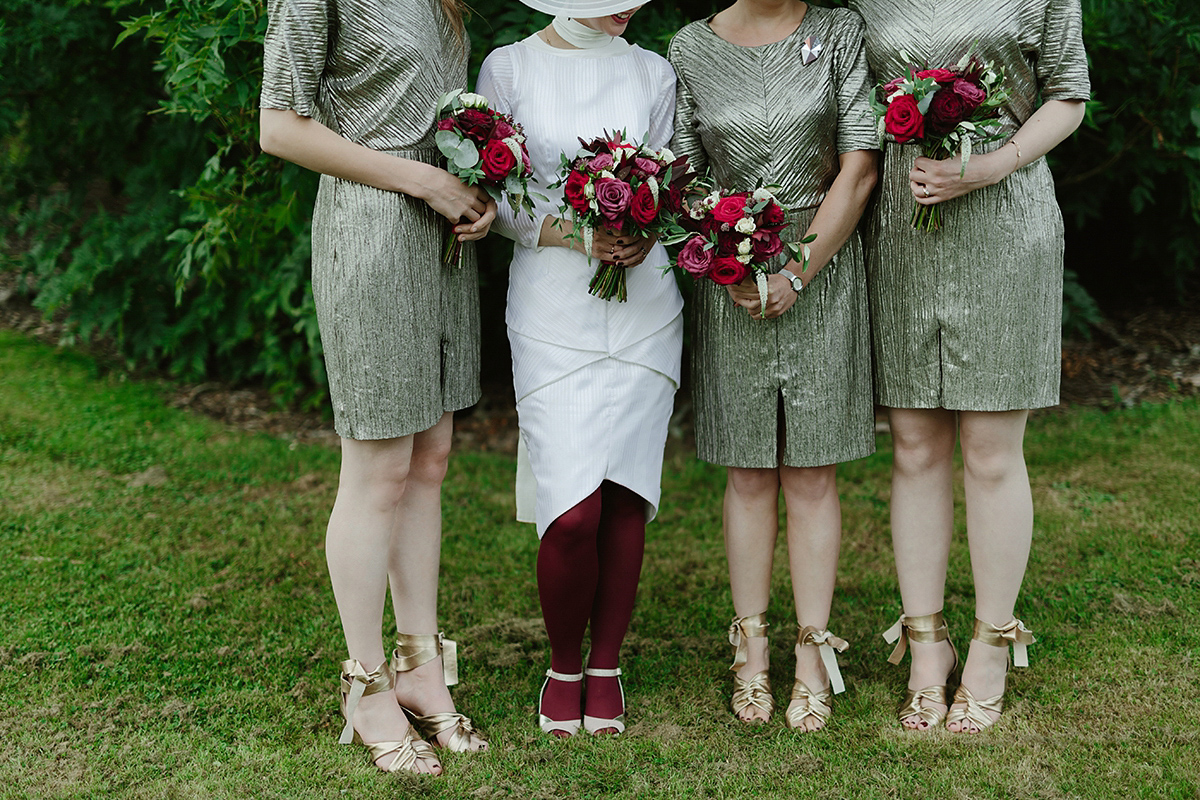 1980s vintage village hall wedding 87 1