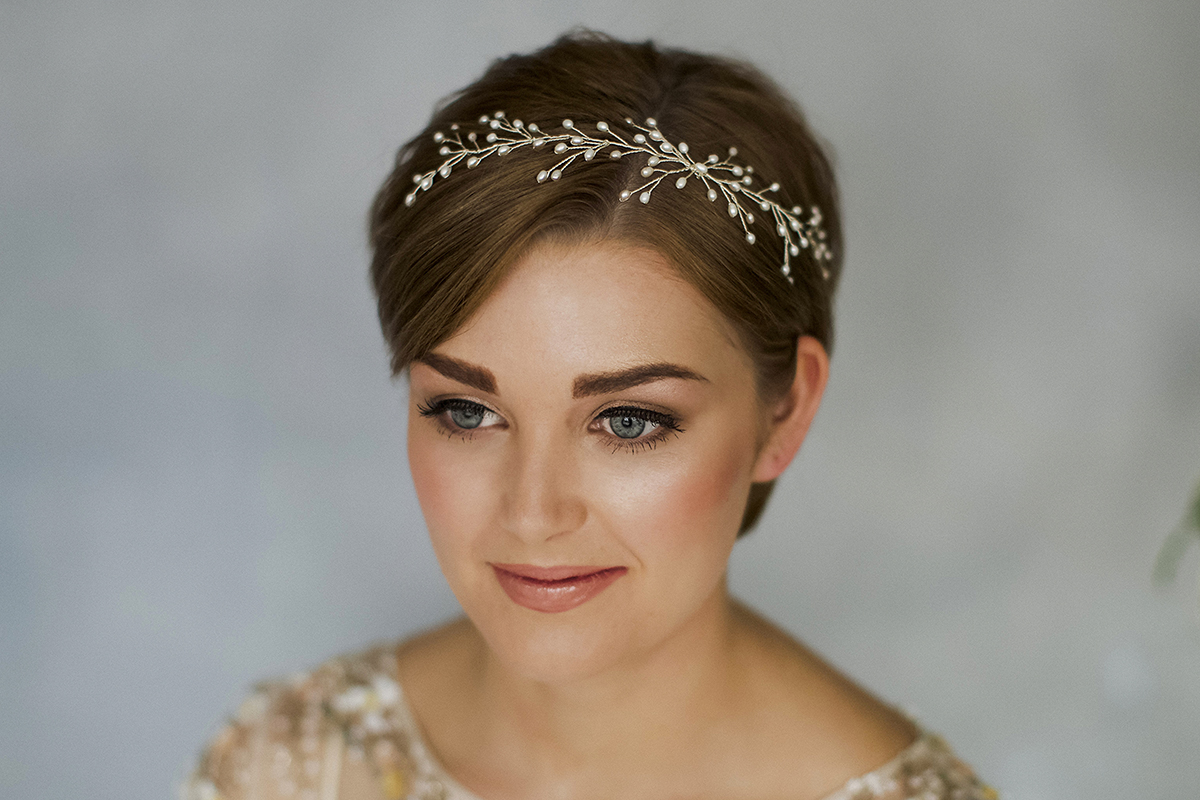 Bridal Headband - Etsy | Bridal hair and makeup, Bridal hair down, Bridal  hair