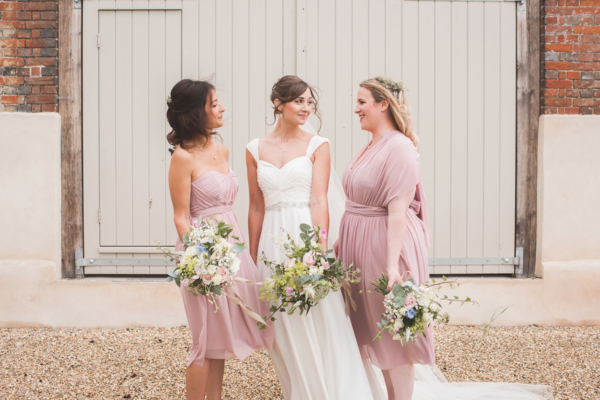 Alfred Angelo and Bridesmaids in ASOS for a Rustic and Romantic Dorset Wedding