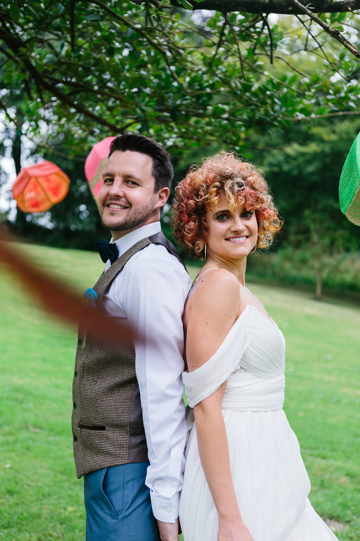 bright colourful quirky wedding 13 1